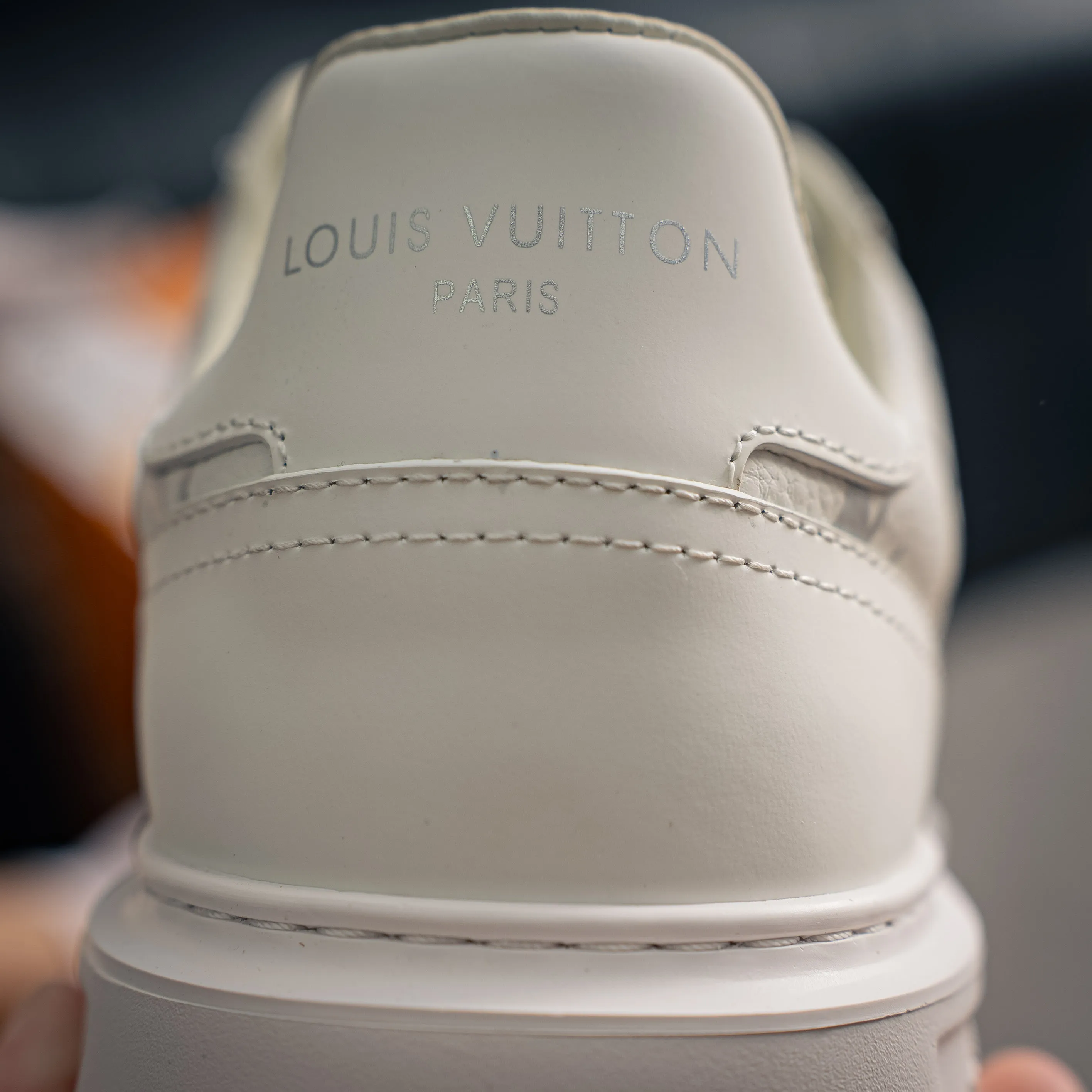 # LOUIS VUITTON Beverly Hills Cowhide Leather Lace-Up Low-Top Skate Shoes Shoes ，